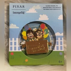 Loungefly Disney Pixar Up 15th Anniversary Carl & Ellie Adventure LE Pin
